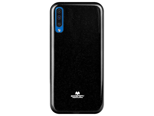 Чехол Mercury Goospery Jelly Case для Samsung Galaxy A50 (черный, гелевый)