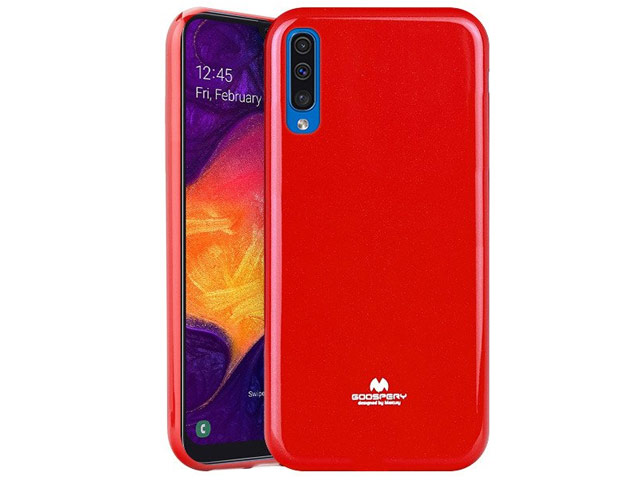 Чехол Mercury Goospery Jelly Case для Samsung Galaxy A50 (красный, гелевый)