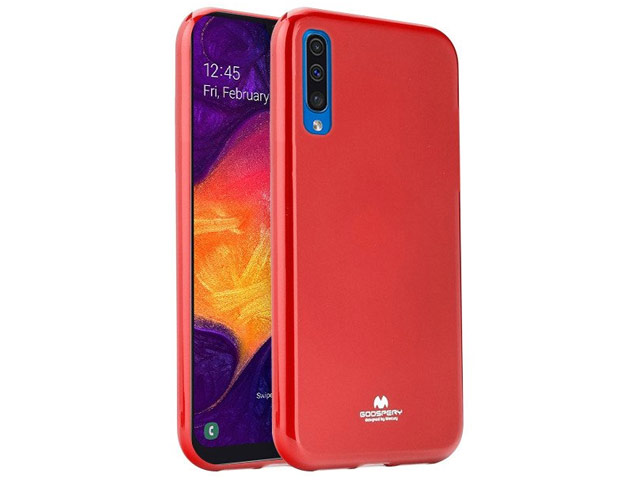 Чехол Mercury Goospery Jelly Case для Samsung Galaxy A50 (красный, гелевый)