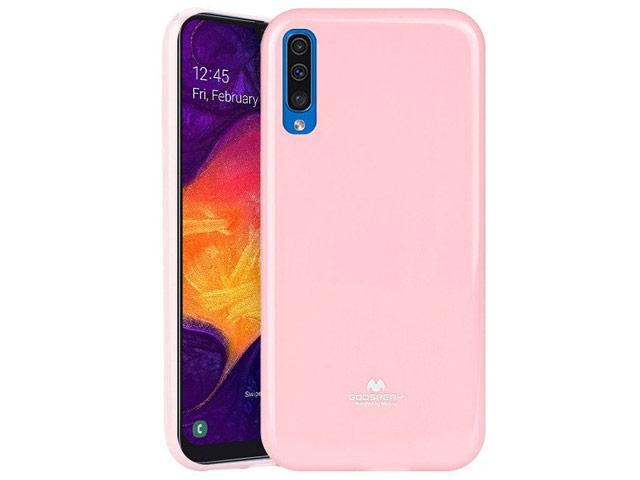 Чехол Mercury Goospery Jelly Case для Samsung Galaxy A50 (розовый, гелевый)