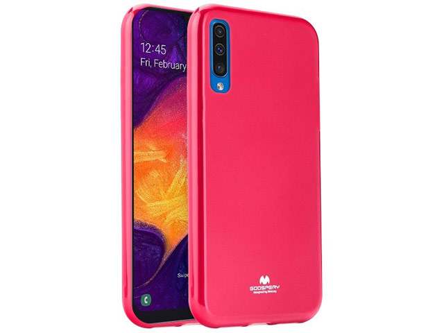 Чехол Mercury Goospery Jelly Case для Samsung Galaxy A50 (малиновый, гелевый)