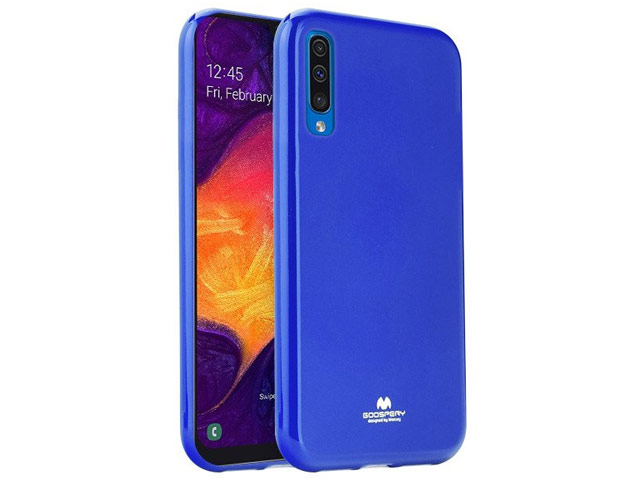 Чехол Mercury Goospery Jelly Case для Samsung Galaxy A50 (синий, гелевый)