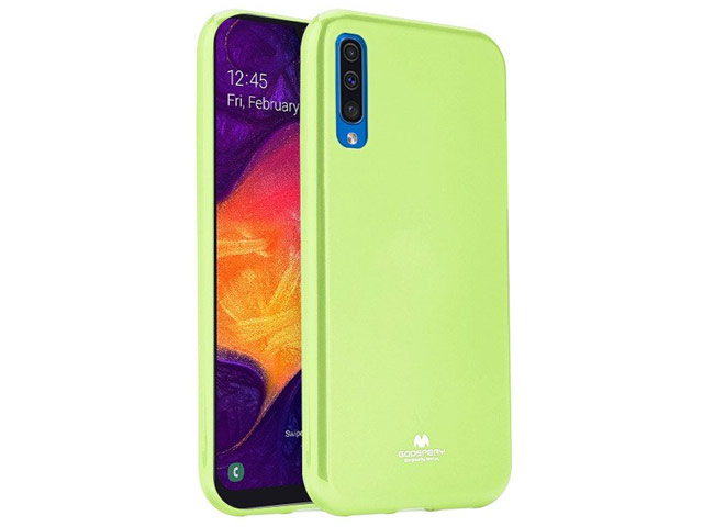 Чехол Mercury Goospery Jelly Case для Samsung Galaxy A50 (зеленый, гелевый)