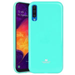 Чехол Mercury Goospery Jelly Case для Samsung Galaxy A50 (бирюзовый, гелевый)