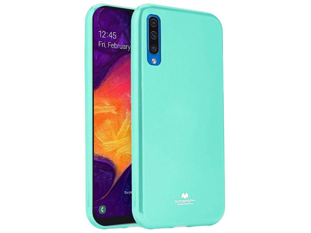 Чехол Mercury Goospery Jelly Case для Samsung Galaxy A50 (бирюзовый, гелевый)