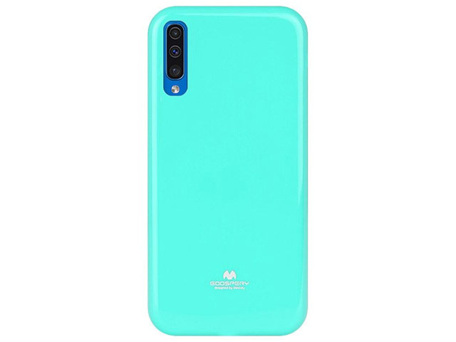 Чехол Mercury Goospery Jelly Case для Samsung Galaxy A50 (бирюзовый, гелевый)