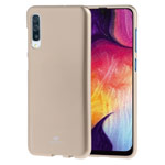 Чехол Mercury Goospery Jelly Case для Samsung Galaxy A50 (золотистый, гелевый)