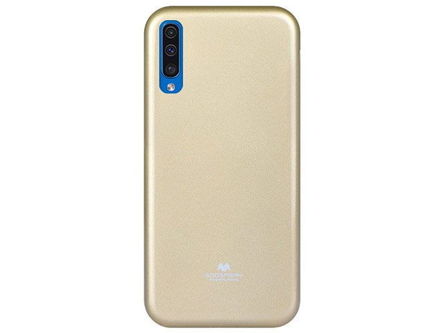 Чехол Mercury Goospery Jelly Case для Samsung Galaxy A50 (золотистый, гелевый)