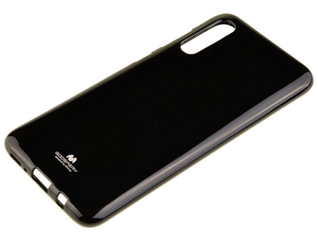 Чехол Mercury Goospery Jelly Case для Samsung Galaxy A70 (черный, гелевый)