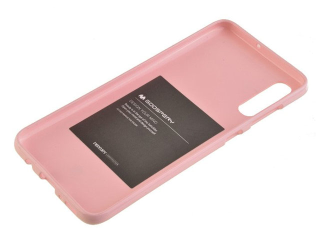 Чехол Mercury Goospery Jelly Case для Samsung Galaxy A70 (розовый, гелевый)