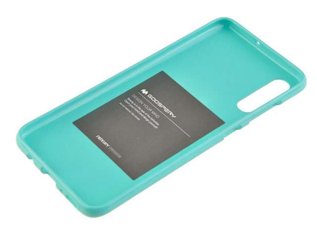 Чехол Mercury Goospery Jelly Case для Samsung Galaxy A70 (бирюзовый, гелевый)