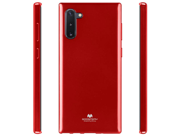 Чехол Mercury Goospery Jelly Case для Samsung Galaxy Note 10 (красный, гелевый)