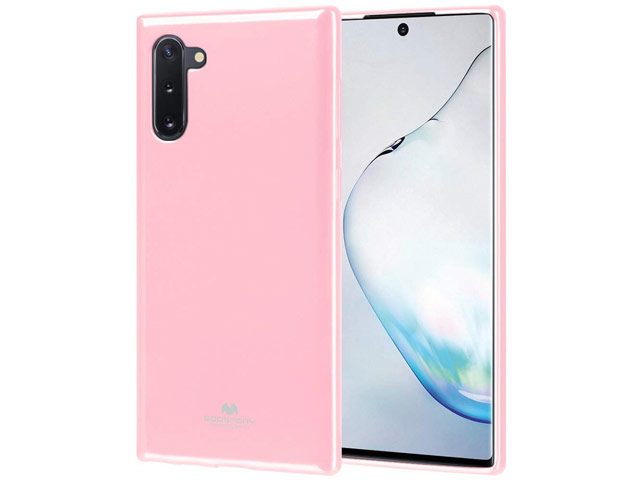 Чехол Mercury Goospery Jelly Case для Samsung Galaxy Note 10 (розовый, гелевый)