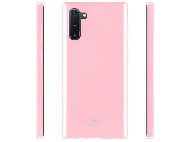 Чехол Mercury Goospery Jelly Case для Samsung Galaxy Note 10 (розовый, гелевый)
