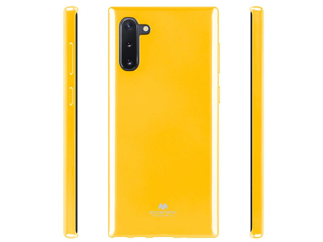 Чехол Mercury Goospery Jelly Case для Samsung Galaxy Note 10 (желтый, гелевый)