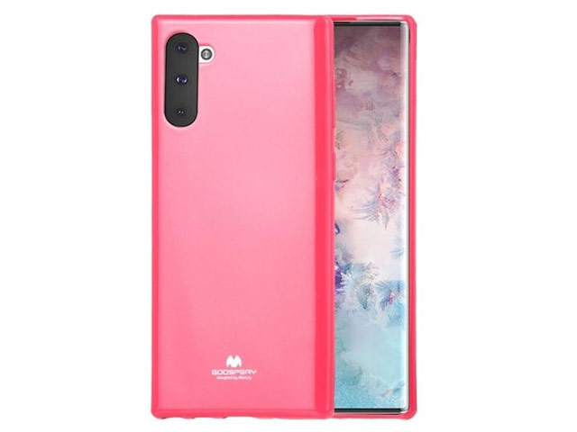 Чехол Mercury Goospery Jelly Case для Samsung Galaxy Note 10 (малиновый, гелевый)