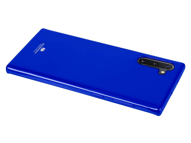Чехол Mercury Goospery Jelly Case для Samsung Galaxy Note 10 (синий, гелевый)