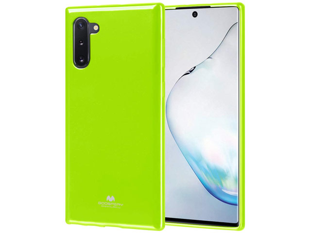 Чехол Mercury Goospery Jelly Case для Samsung Galaxy Note 10 (зеленый, гелевый)