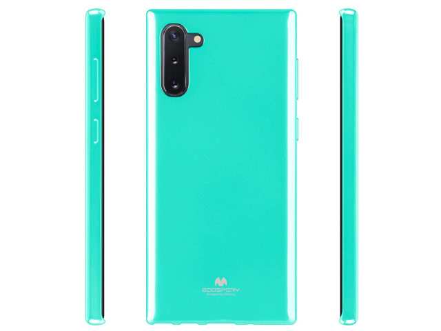 Чехол Mercury Goospery Jelly Case для Samsung Galaxy Note 10 (бирюзовый, гелевый)