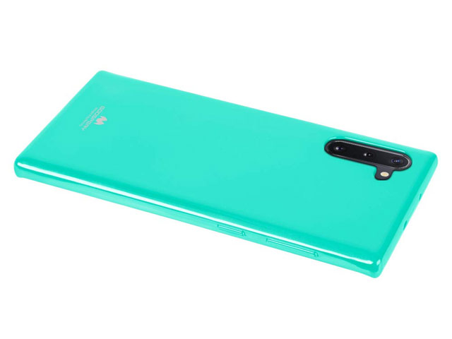 Чехол Mercury Goospery Jelly Case для Samsung Galaxy Note 10 (бирюзовый, гелевый)