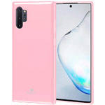 Чехол Mercury Goospery Jelly Case для Samsung Galaxy Note 10 plus (розовый, гелевый)