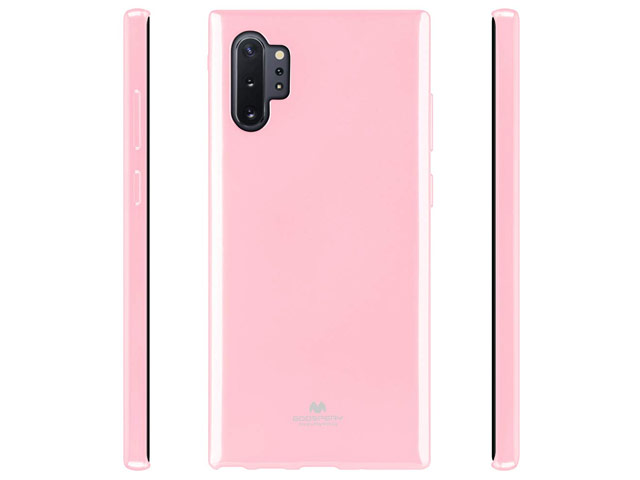 Чехол Mercury Goospery Jelly Case для Samsung Galaxy Note 10 plus (розовый, гелевый)