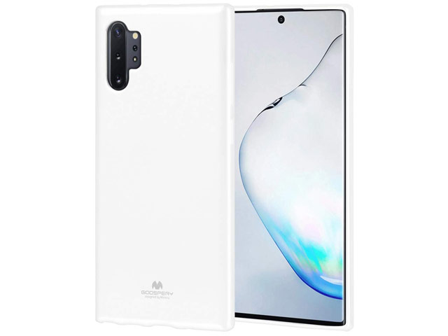 Чехол Mercury Goospery Jelly Case для Samsung Galaxy Note 10 plus (белый, гелевый)