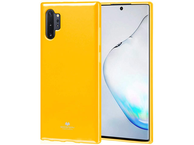 Чехол Mercury Goospery Jelly Case для Samsung Galaxy Note 10 plus (желтый, гелевый)