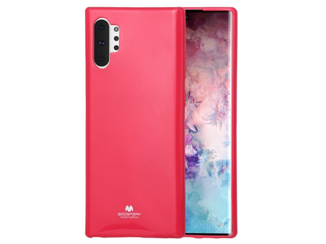 Чехол Mercury Goospery Jelly Case для Samsung Galaxy Note 10 plus (малиновый, гелевый)