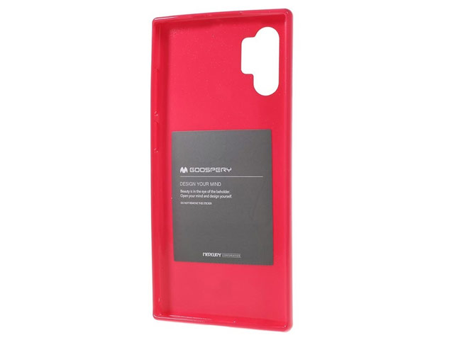 Чехол Mercury Goospery Jelly Case для Samsung Galaxy Note 10 plus (малиновый, гелевый)