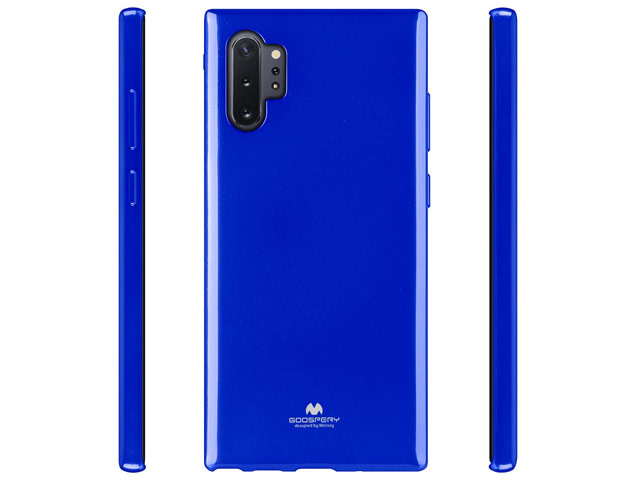Чехол Mercury Goospery Jelly Case для Samsung Galaxy Note 10 plus (синий, гелевый)