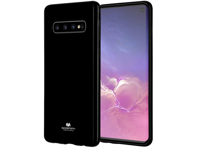 Чехол Mercury Goospery Jelly Case для Samsung Galaxy S10 (черный, гелевый)