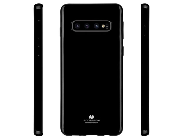 Чехол Mercury Goospery Jelly Case для Samsung Galaxy S10 (черный, гелевый)