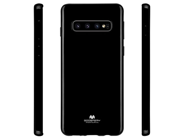 Чехол Mercury Goospery Jelly Case для Samsung Galaxy S10 (черный, гелевый)