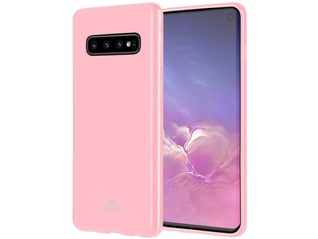 Чехол Mercury Goospery Jelly Case для Samsung Galaxy S10 (розовый, гелевый)