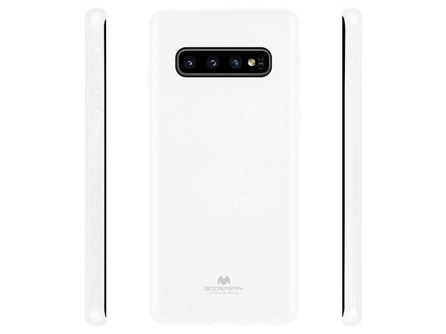 Чехол Mercury Goospery Jelly Case для Samsung Galaxy S10 (белый, гелевый)
