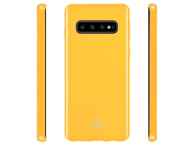 Чехол Mercury Goospery Jelly Case для Samsung Galaxy S10 (желтый, гелевый)