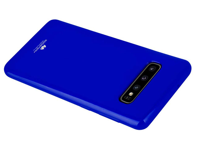 Чехол Mercury Goospery Jelly Case для Samsung Galaxy S10 (синий, гелевый)