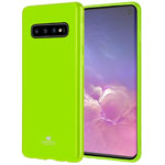 Чехол Mercury Goospery Jelly Case для Samsung Galaxy S10 (зеленый, гелевый)