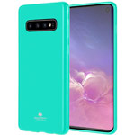 Чехол Mercury Goospery Jelly Case для Samsung Galaxy S10 (бирюзовый, гелевый)