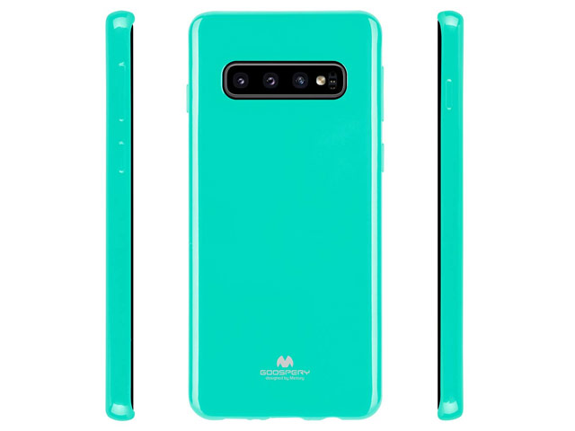 Чехол Mercury Goospery Jelly Case для Samsung Galaxy S10 (бирюзовый, гелевый)