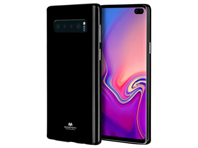 Чехол Mercury Goospery Jelly Case для Samsung Galaxy S10 plus (черный, гелевый)