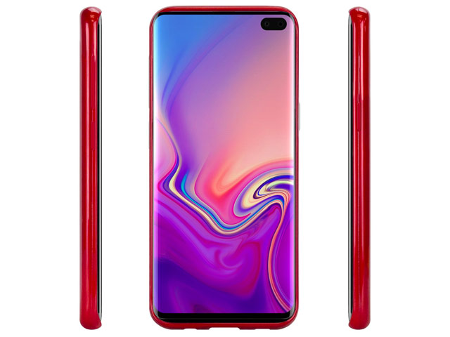 Чехол Mercury Goospery Jelly Case для Samsung Galaxy S10 plus (красный, гелевый)