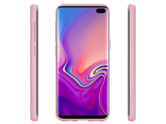 Чехол Mercury Goospery Jelly Case для Samsung Galaxy S10 plus (розовый, гелевый)