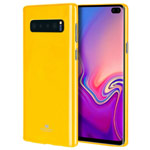 Чехол Mercury Goospery Jelly Case для Samsung Galaxy S10 plus (желтый, гелевый)