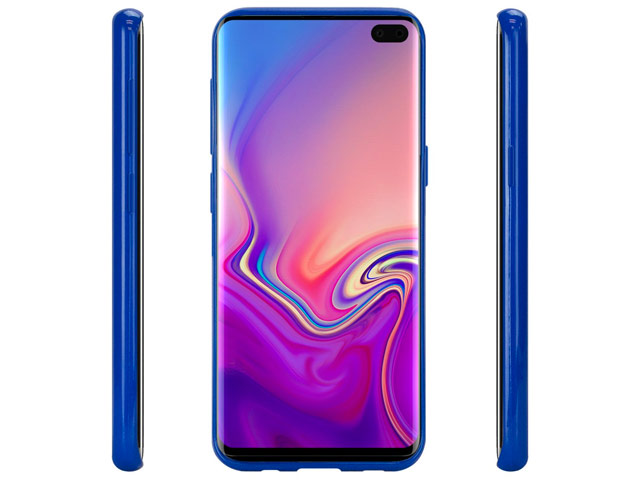 Чехол Mercury Goospery Jelly Case для Samsung Galaxy S10 plus (синий, гелевый)