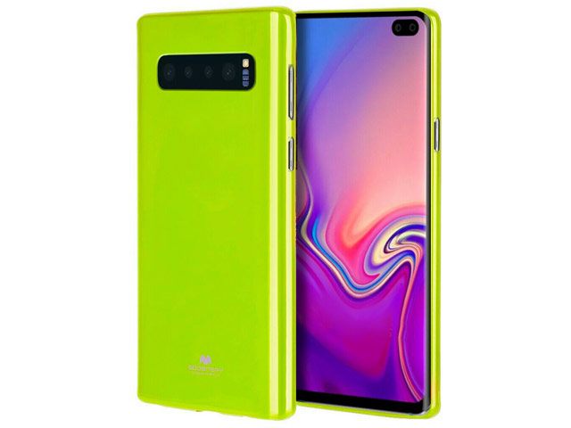 Чехол Mercury Goospery Jelly Case для Samsung Galaxy S10 plus (зеленый, гелевый)