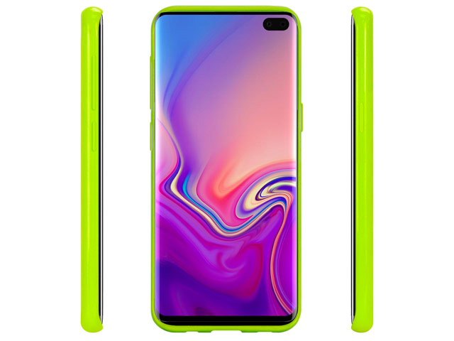 Чехол Mercury Goospery Jelly Case для Samsung Galaxy S10 plus (зеленый, гелевый)