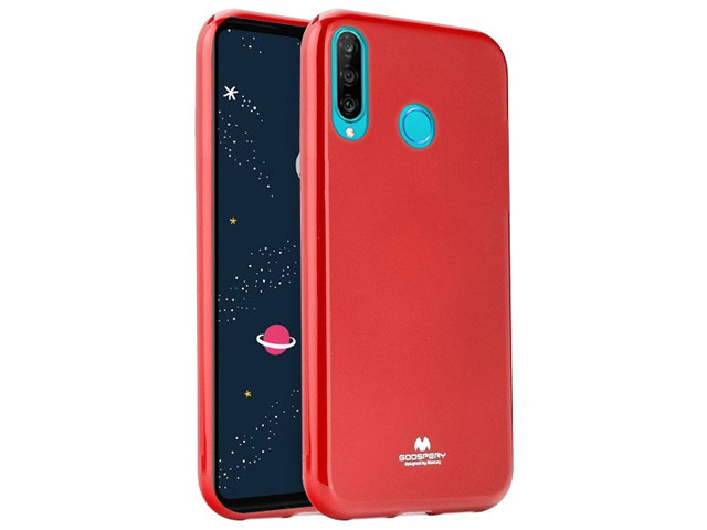 Чехол Mercury Goospery Jelly Case для Huawei P30 lite (красный, гелевый)