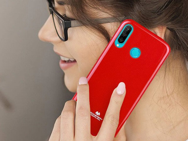 Чехол Mercury Goospery Jelly Case для Huawei P30 lite (красный, гелевый)